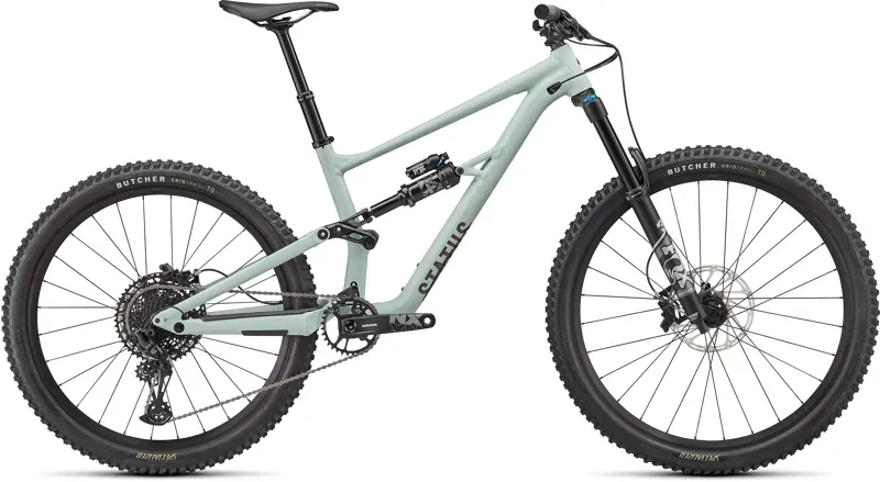 Specialized Status 160 Trail Bike in Satin Ca White Sage/Gunmetal