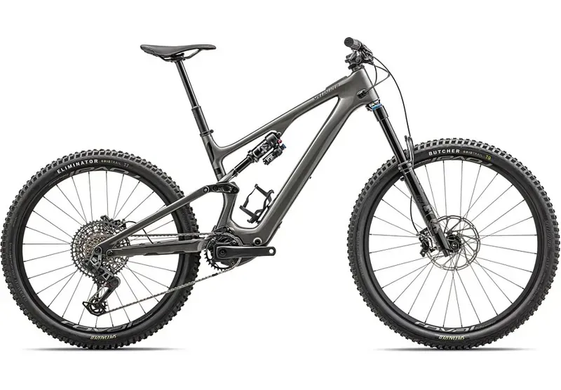 Specialized Levo SL Expert Carbon eMountain Bike in Smoke/Black/Flo Red/Silver