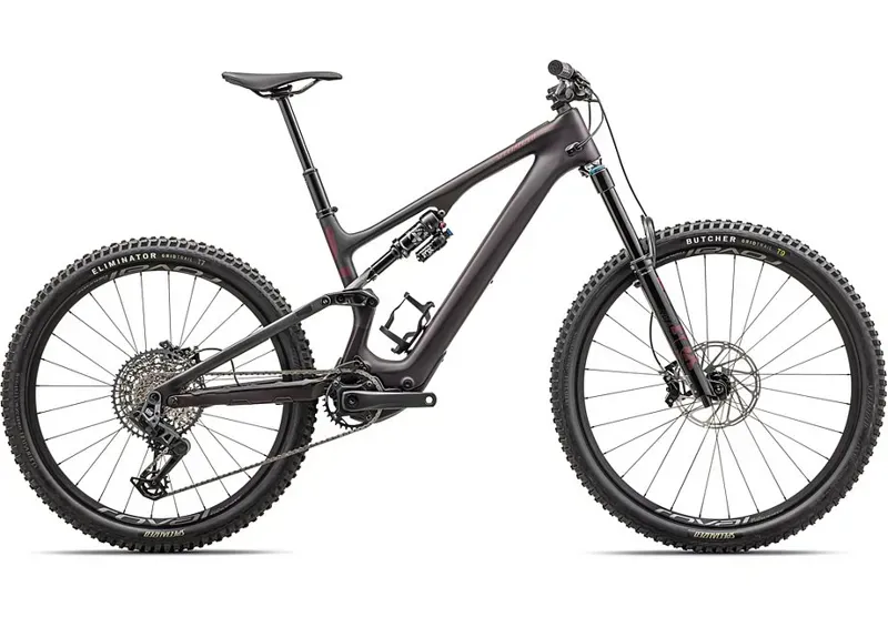 Specialized Levo SL Expert Carbon eMountain Bike in Red Over Carbon/Maroon/Silver