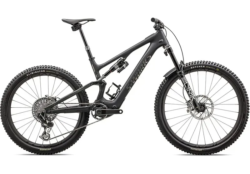 Specialized S-Works Turbo Levo SL LTD eMountain Bike in Carbon/Dark Moss Green-Oak Green-Forest Green Hydrodip/Brushed Black Chrome Logo