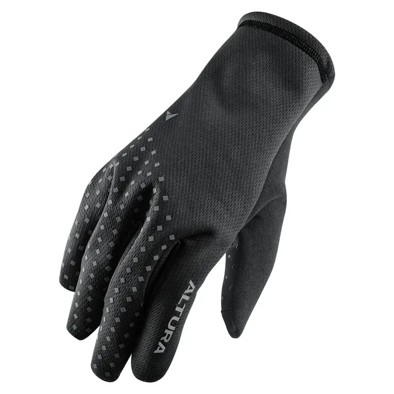Altura Fleece Windproof Nightvision Gloves in Black