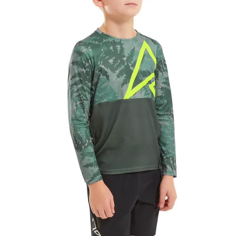 Altura Spark Light Weight Kids Long Sleeve Jersey in Olive