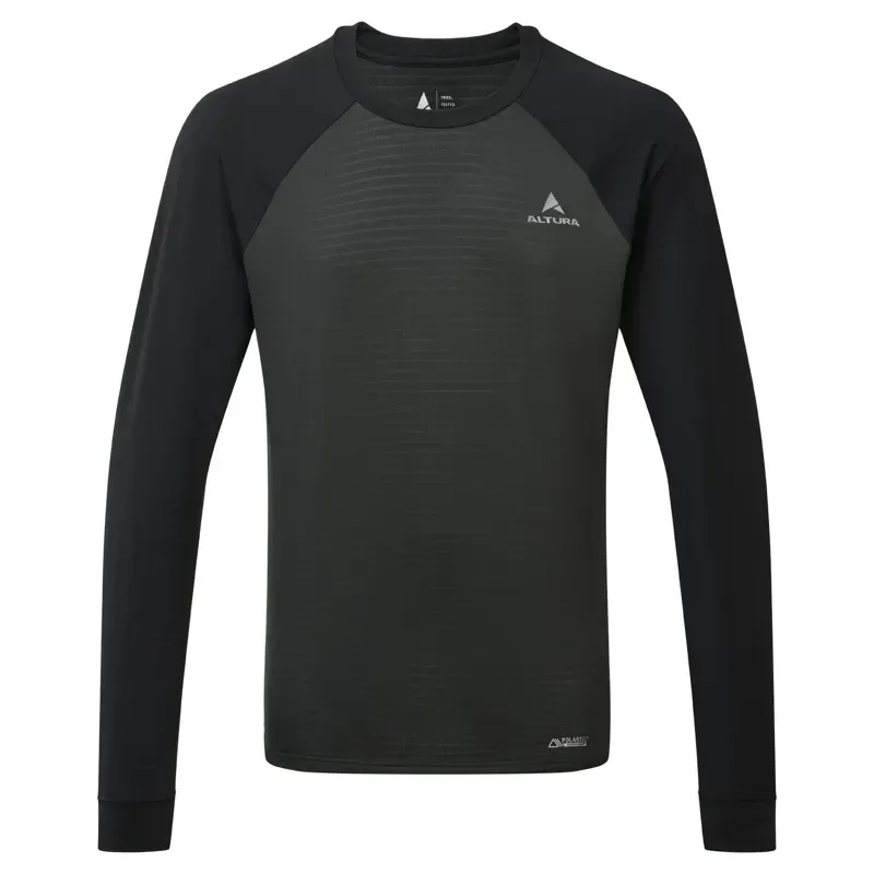 Altura Esker Polartec Men's Long Sleeve Jersey in Black