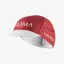 Castelli Giro109 Tappa Cycling Cap in Chalk/Red Ochre