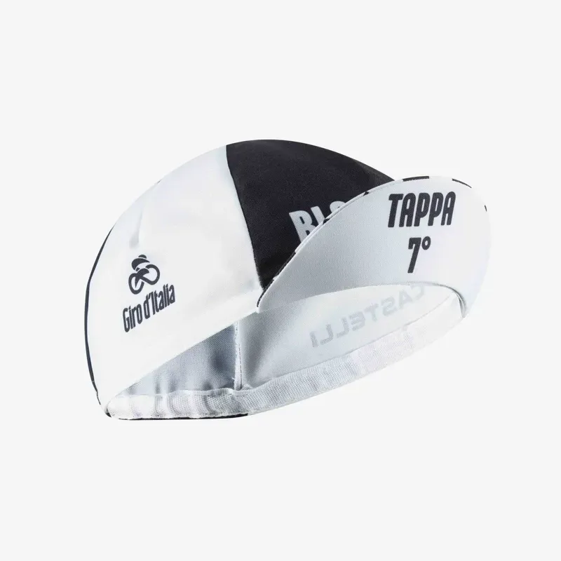 Castelli Giro109 Tappa Cycling Cap in White/Black-1