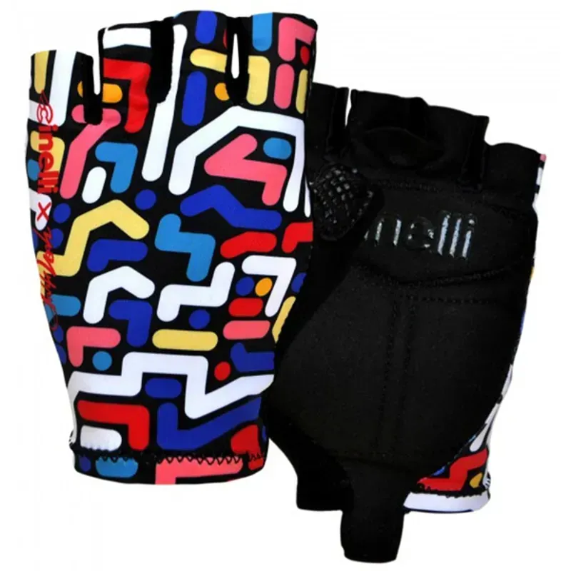 Cinelli City Lights Cycling Mitts Small in Black