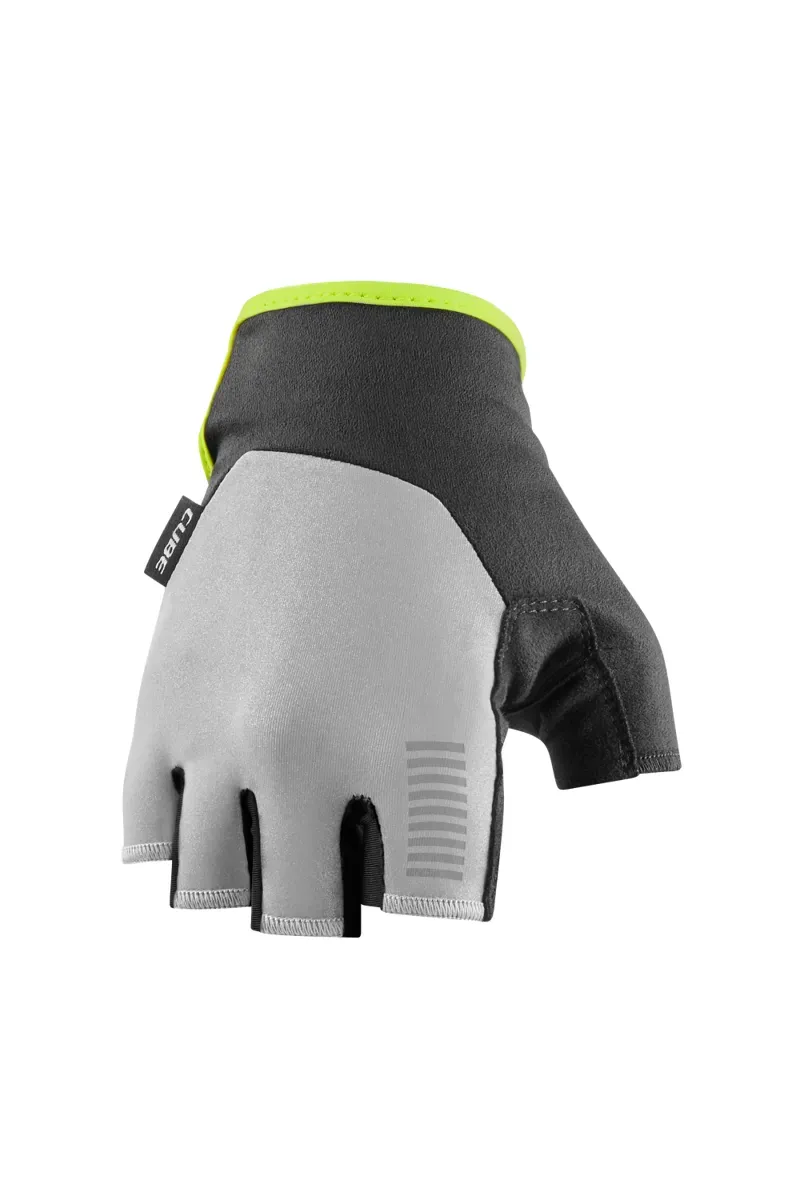Cube Short Finger Natural Fit Gloves in Grey