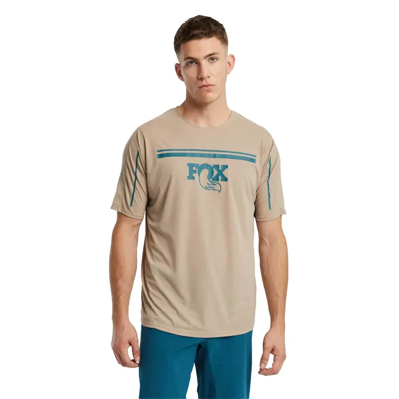 Fox Racing Hightail Short Sleeve Jersey in Dune