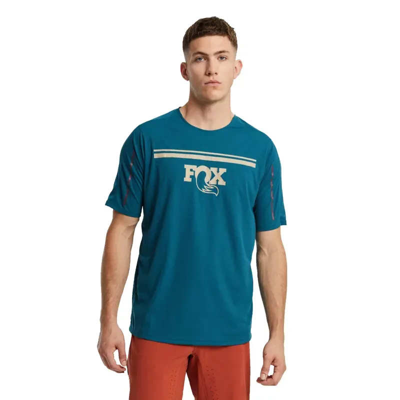Fox Racing Hightail Short Sleeve Jersey in Seaweed