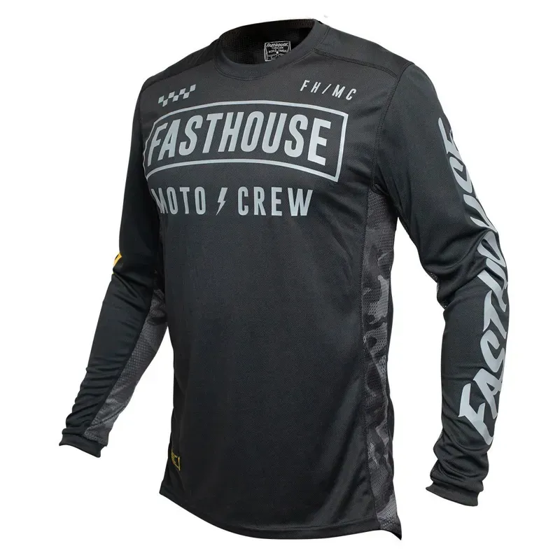 Fasthouse Strike Long Sleeve Jersey in Black