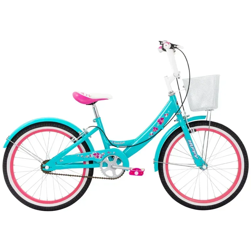Huffy Girly Girl 20-inch Kids' Bike in Aqua Blue