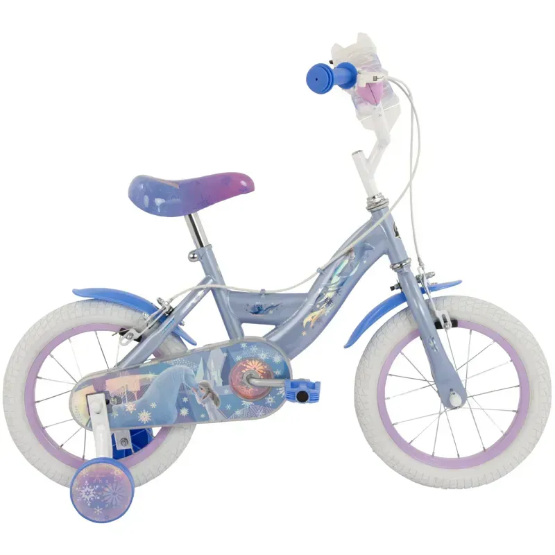 Huffy Kids Disney Frozen 14 inch Bike in Silver/Blue