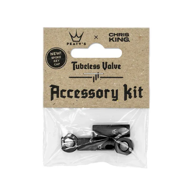 Peaty's X Chris King Tubeless Valve Accessory Kit in Black