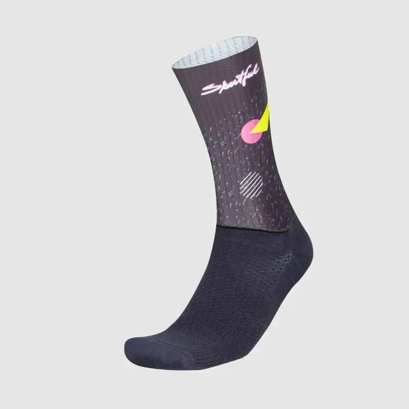 Sportful Heritage Print Socks in Black-1