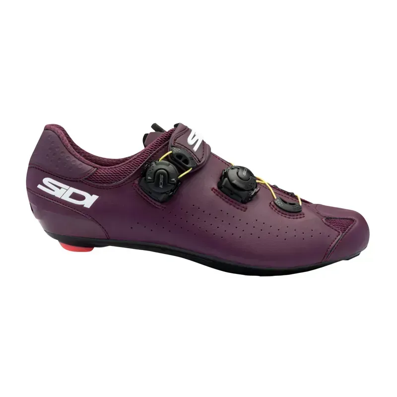 Sidi Genius 10 Road Shoes in Wine