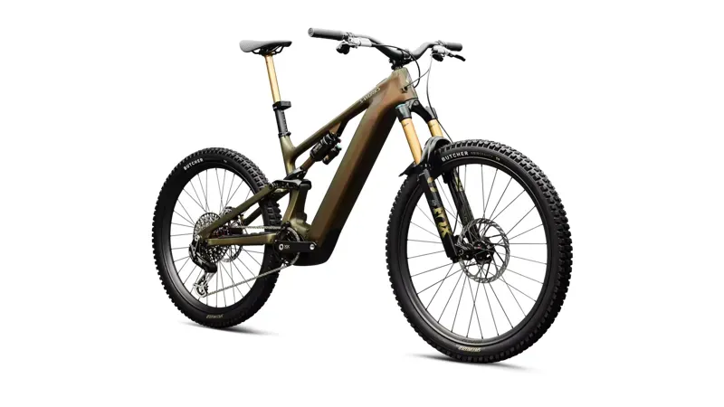 Specialized S-Works Turbo Levo 4 eMountain Bike in Laurel Green Metallic-1