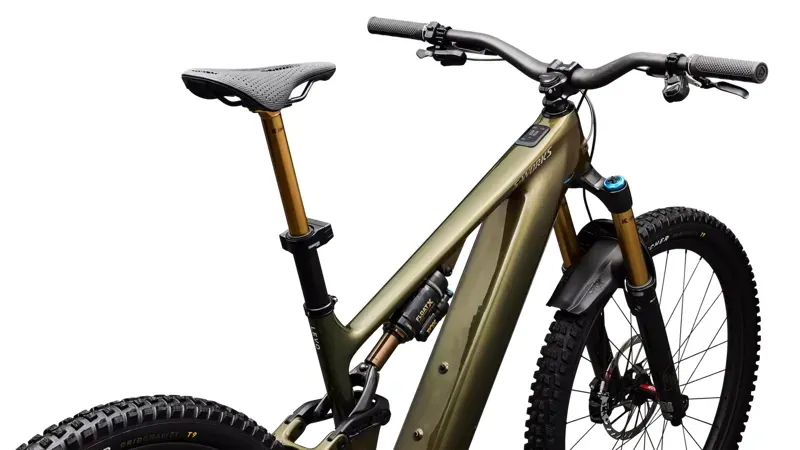 Specialized S-Works Turbo Levo 4 eMountain Bike in Laurel Green Metallic-3