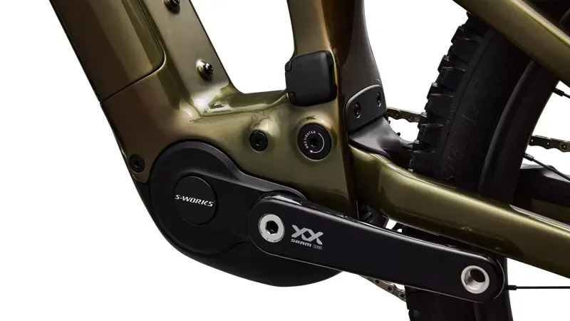 Specialized S-Works Turbo Levo 4 eMountain Bike in Laurel Green Metallic-6