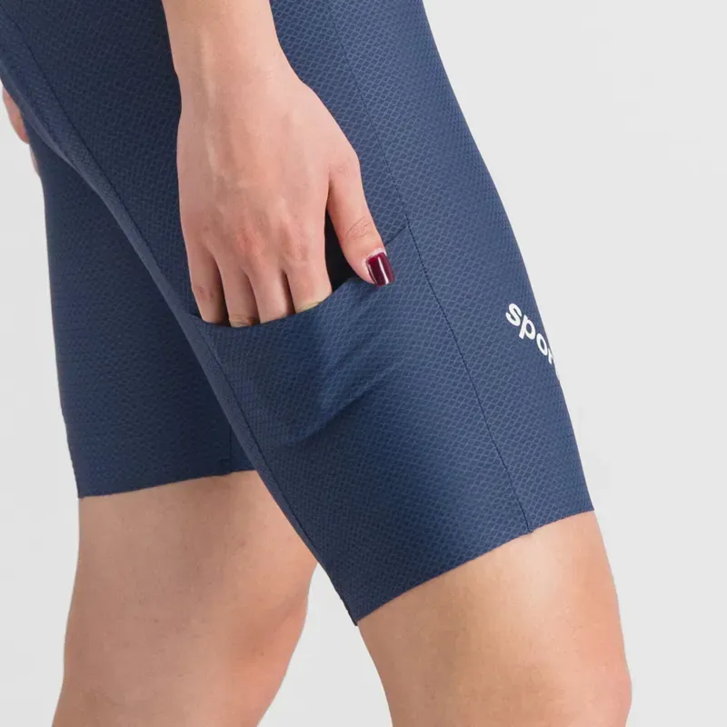 Sportful Hyperepic Women's Bib Shorts in Galaxy Blue-5