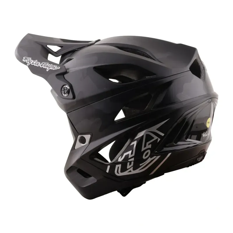 Troy Lee Designs Stage Split Stunt Helmet in Black Camo-1